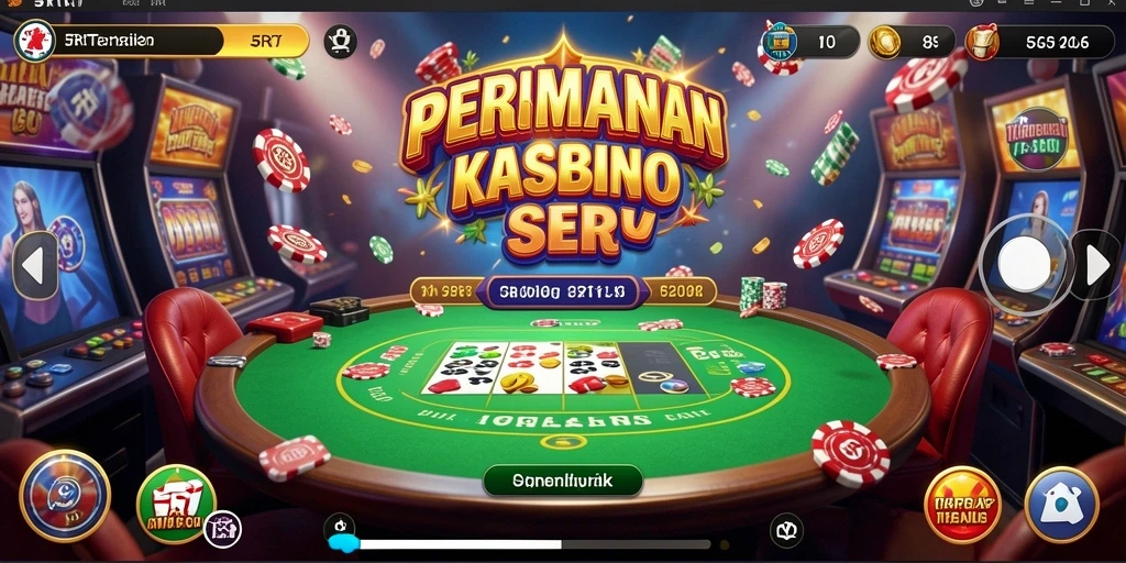 Tampilan menawan gameplay Kasino di 5RT.