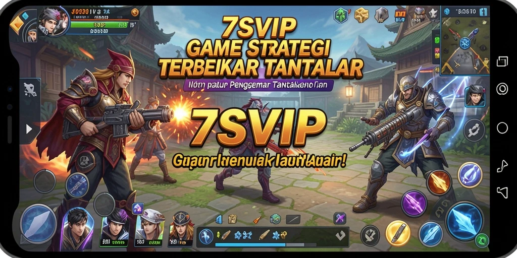 Tangkapan layar 7SVIP menampilkan momen strategis dalam pertempuran.