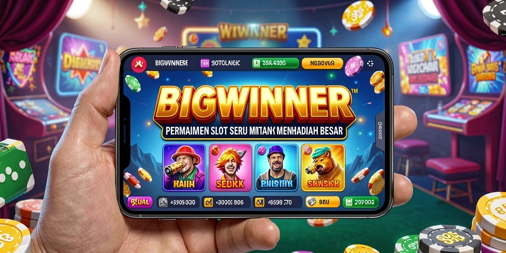 Gameplay seru BIGWINNER dengan grafis slot yang memukau.