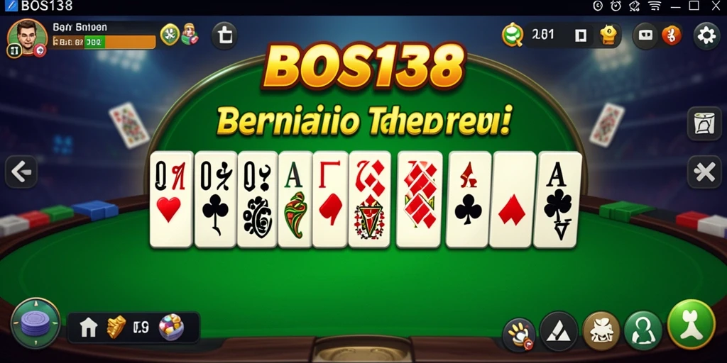 Tampilan gameplay seru di BOS138 dengan pertempuran Domino yang mendebarkan.