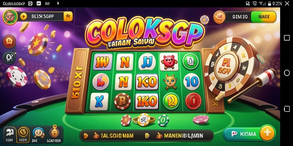 Tampilan menarik dari gameplay Bingo COLOKSGP