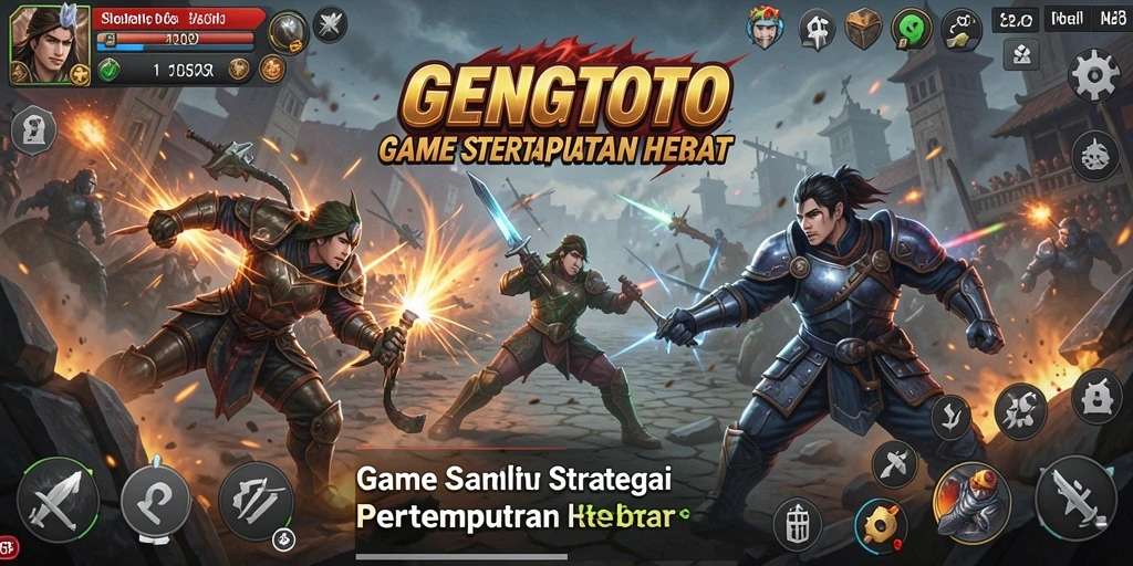 Tampilan menakjubkan dari GENGTOTO saat pertempuran berlangsung.