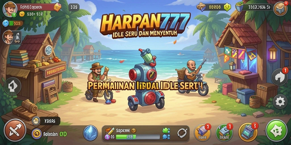 Tangkapan layar gameplay HARAPAN777 menampilkan elemen Idle yang menarik.