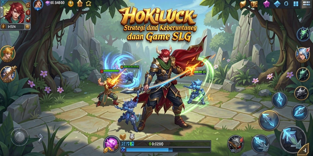Tampilan menarik gameplay SLG HOKILUCK dengan strategi yang mendebarkan.