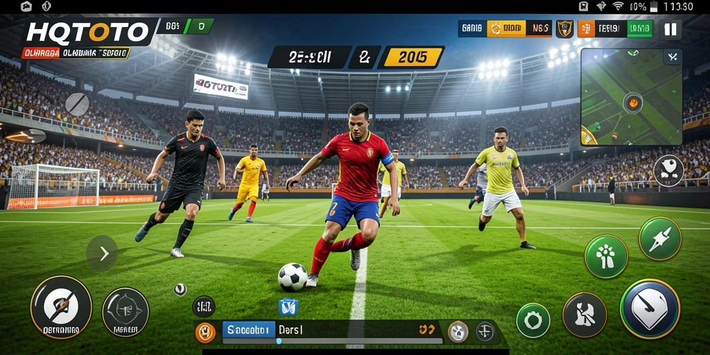Tampilan gameplay HQTOTO yang mendebarkan dan seru.
