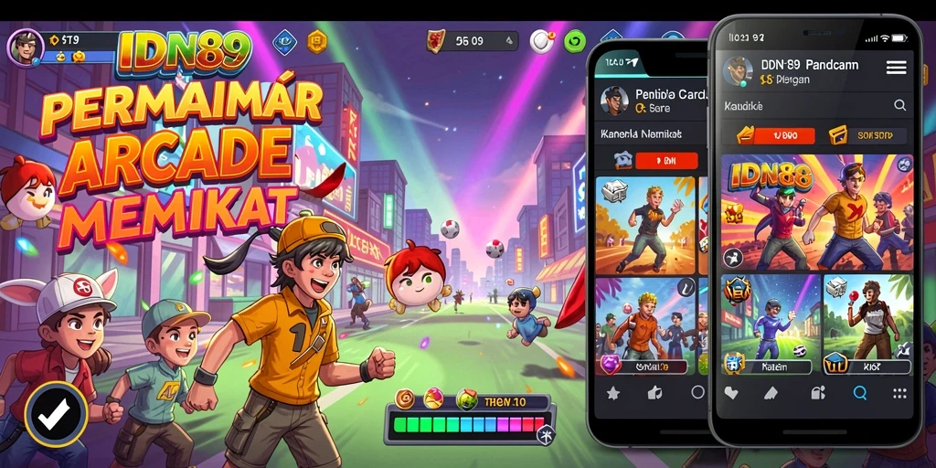 Tampilan gameplay seru dari IDN89 dengan aksi cepat dan menantang.