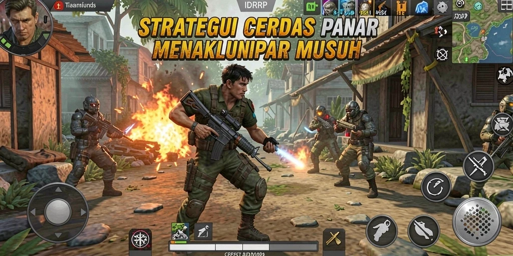 Gameplay menarik dan strategi menegangkan dalam IDRRP.