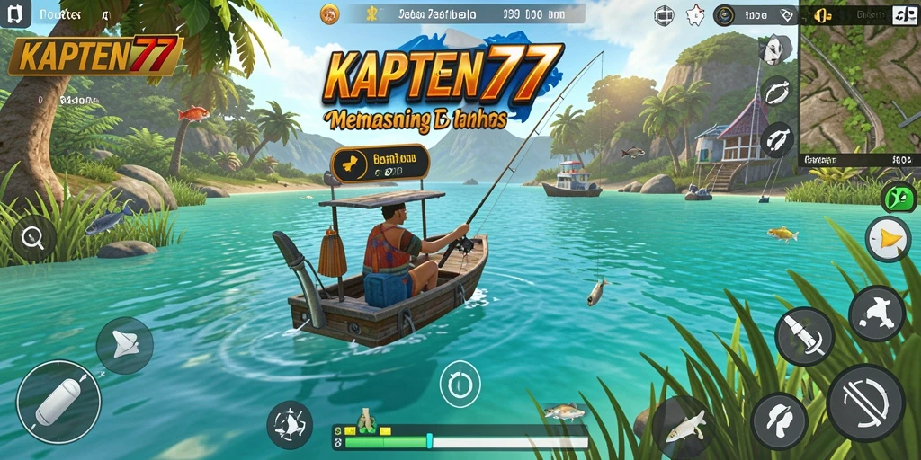 Tangkapan ikan yang luar biasa dalam gameplay KAPTEN77.