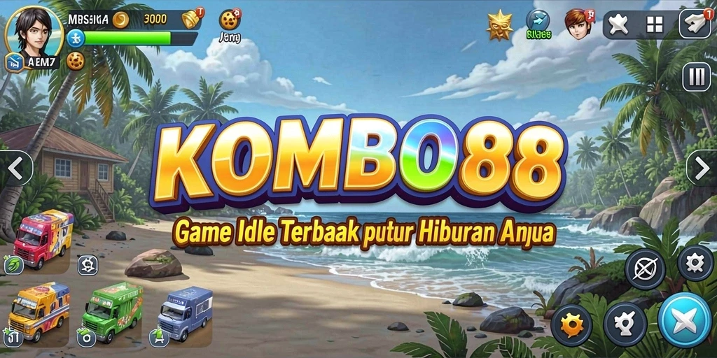 Screenshot utama KOMBO88 menampilkan aspek gameplay Idle yang menarik.