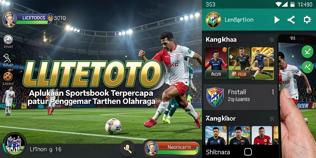 Tampilan antarmuka LITETOTO yang menarik dengan fitur betting olahraga.