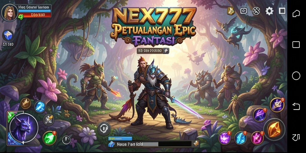 Tampilan menarik dari gameplay RPG NEX777 yang penuh aksi.