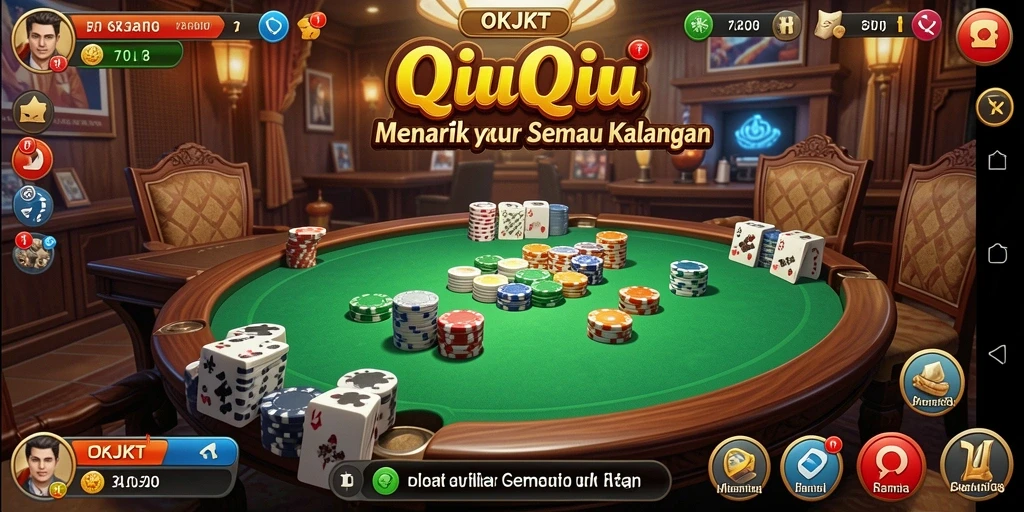 Gameplay seru OKJKT dengan kartu QiuQiu.