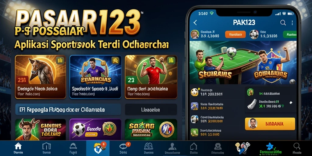 Tampilan gameplay PASAR123 dengan taruhan olahraga yang menarik.