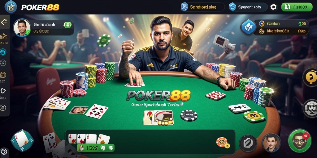 Tampilan screenshot utama permainan Sportsbook di POKER88.