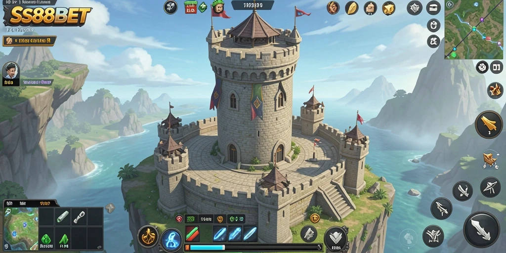 Tampilan gameplay menarik dari SS88BET dalam genre Tower Defense.