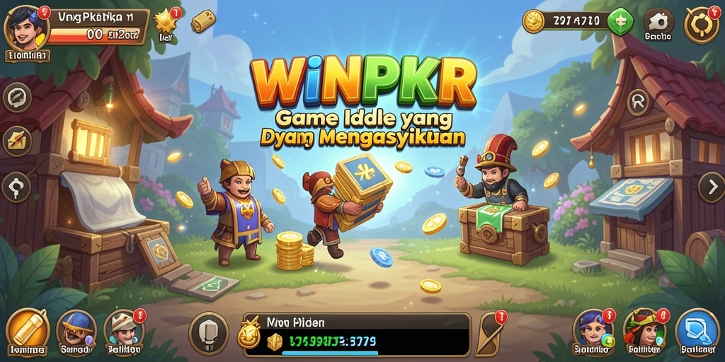 Screenshot gameplay WINPKR yang menampilkan aktivitas Idle yang mengasyikkan.