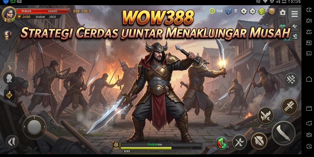 Tangkapan layar WOW388 menampilkan aksi strategi yang mendebarkan.