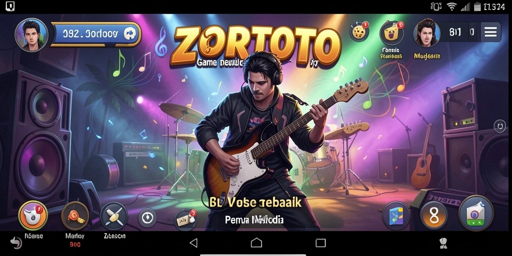 Screenshot gameplay ZORTOTO dengan interaksi pengguna yang menyenangkan.